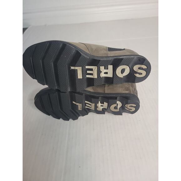 Sorel Womens Joan Of Arctic Wedge II Chelsea Boots (NL3022-052) size 9.5 Gray - Picture 8 of 10